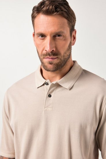 JP1880 Polo Shirt Short Sleeve Pique Dark Dusty Pink - Polo-shirts für herren - Polo-Shirts für Herren in großen Größen