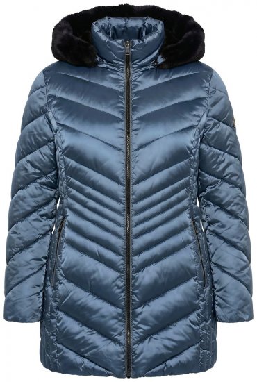 Ulla Popken 842013 Steppjacke Denimblau - Jacken - Damenjacken in großen Größen