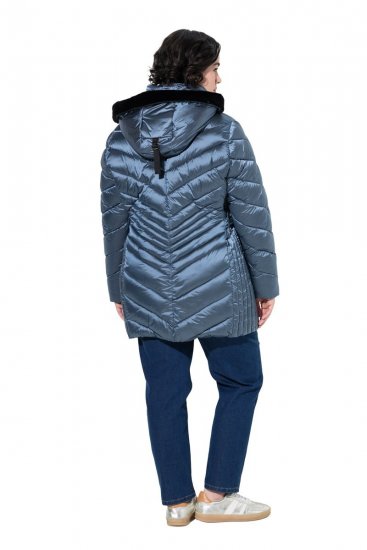 Ulla Popken 842013 Steppjacke Denimblau - Jacken - Damenjacken in großen Größen