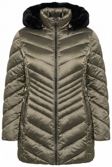 Ulla Popken 842013 Steppjacke Hellbraun - Jacken - Damenjacken in großen Größen