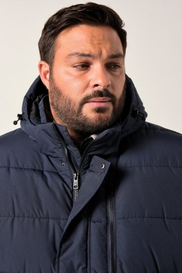 Men+ 426 Parka mit Kapuze Marineblau - Herren jacken - Herren Jacken in großen Größen
