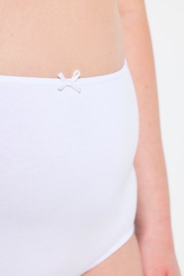 Ulla Popken 842435 Slips mit hoher Taille 3er-Pack Weiß - Slips - 