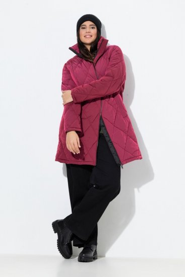 Ulla Popken 842937 Steppjacke Rot - Jacken - Damenjacken in großen Größen