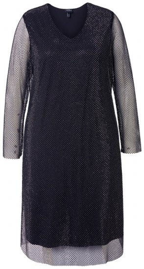 Ulla Popken 843232 Paillettenkleid Grau - Abendkleider - Abendkleider in großen Größen