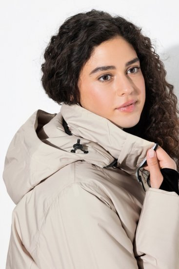 Ulla Popken 844034 Funktionsjacke Champagner - Jacken - Damenjacken in großen Größen