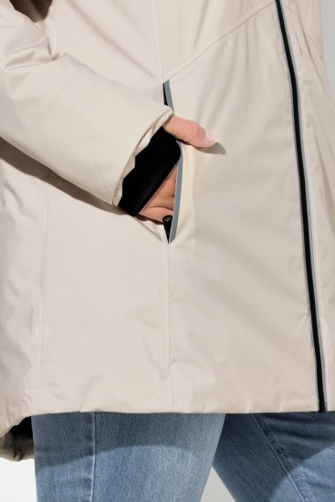 Ulla Popken 844034 Funktionsjacke Champagner - Jacken - Damenjacken in großen Größen