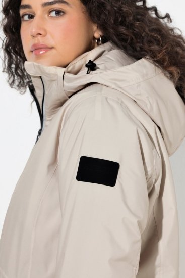 Ulla Popken 844034 Funktionsjacke Champagner - Jacken - Damenjacken in großen Größen