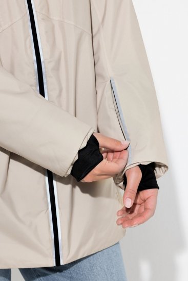 Ulla Popken 844034 Funktionsjacke Champagner - Jacken - Damenjacken in großen Größen
