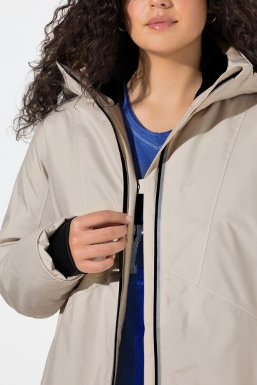 Ulla Popken 844034 Funktionsjacke Champagner - Jacken - Damenjacken in großen Größen