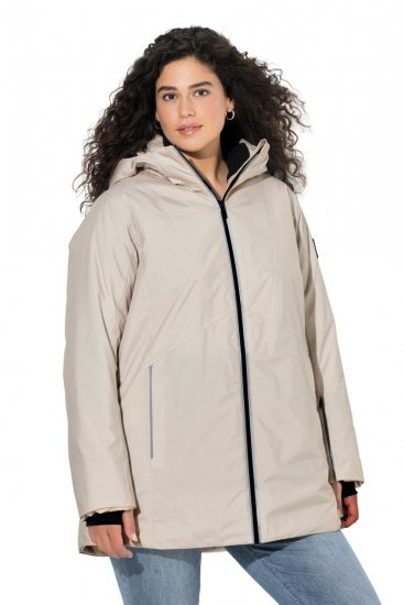 Ulla Popken 844034 Funktionsjacke Champagner - Jacken - Damenjacken in großen Größen