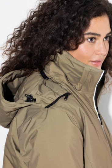 Ulla Popken 844034 Funktionsjacke Khaki - Jacken - Damenjacken in großen Größen