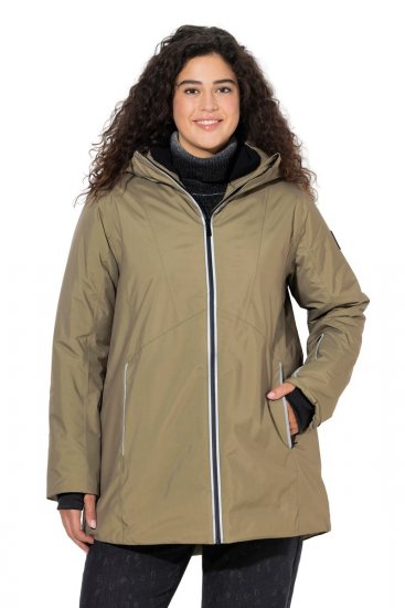Ulla Popken 844034 Funktionsjacke Khaki - Jacken - Damenjacken in großen Größen