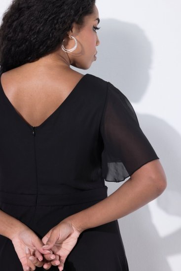 Ulla Popken 844356 Abendkleid Schwarz - Abendkleider - Abendkleider in großen Größen