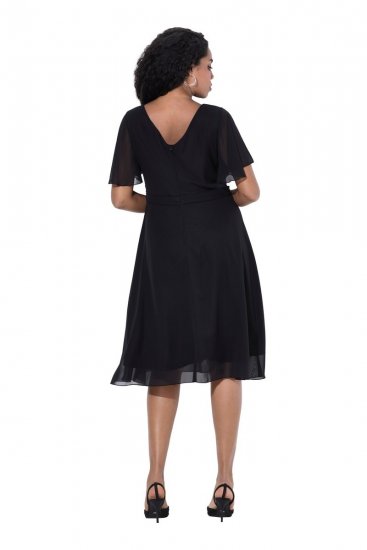 Ulla Popken 844356 Abendkleid Schwarz - Abendkleider - Abendkleider in großen Größen