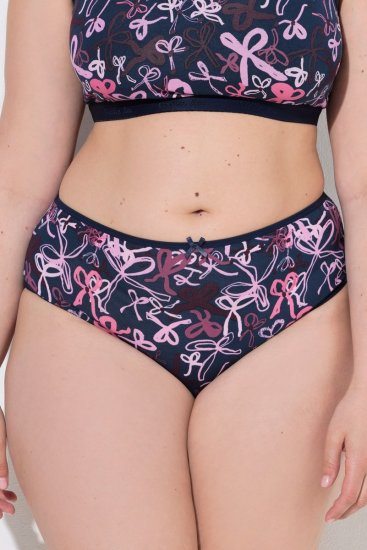 Ulla Popken 844495 Slips 5er-Pack Pflaume - Slips - 