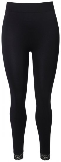 Ulla Popken 844563 Strumpfleggings Schwarz - Strumpfhosen & Socken - 