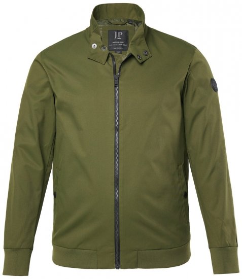 JP1880 844652 Bomberjacke mit Druckknöpfen Khaki - Herren jacken - Herren Jacken in großen Größen