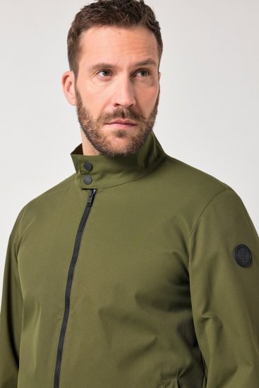 JP1880 844652 Bomberjacke mit Druckknöpfen Khaki - Herren jacken - Herren Jacken in großen Größen