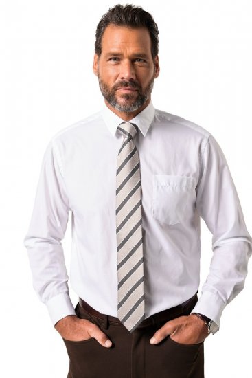 JP1880 Silk Tie Extra Long with Stripes - JP1880 - JP1880 Herrenmode Große Größen