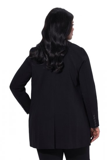 Ulla Popken 844842 Jerseyblazer Schwarz - Blazer - Blazer in großen Größen für Damen