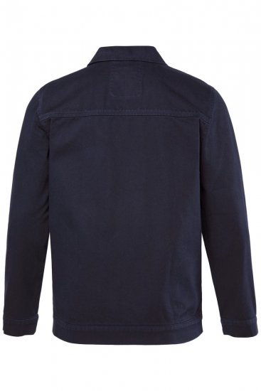 Men+ 876 Jeansjacke mit Reißverschluss Dunkelblau - Herren jacken - Herren Jacken in großen Größen