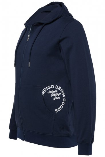 Men+ 957 Kapuzen-Sweatjacke Dunkelblau - Herren-sweater und -hoodies - Herren-Sweater und -Hoodies in großen Größen