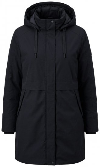Ulla Popken 845111 Parka Schwarz - Mäntel - Damenmäntel in großen Größen