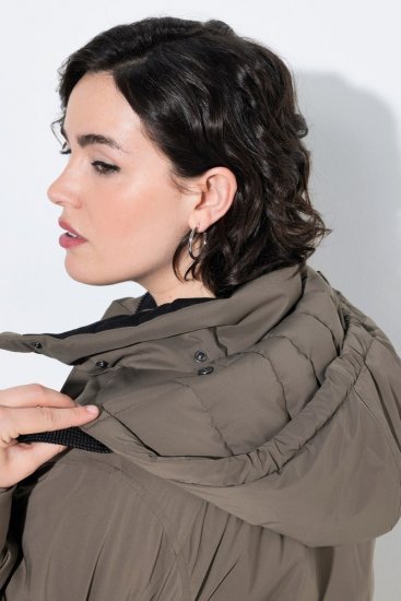Ulla Popken 845111 Parka Dunkelgrün - Mäntel - Damenmäntel in großen Größen