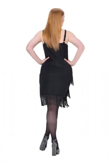 Ulla Popken 845152 Ärmelloses Kleid Schwarz - Abendkleider - Abendkleider in großen Größen