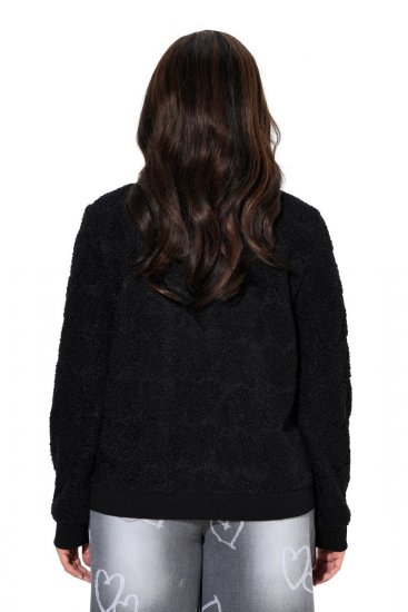 Ulla Popken 845262 Teddyjacke Schwarz - Jacken - Damenjacken in großen Größen