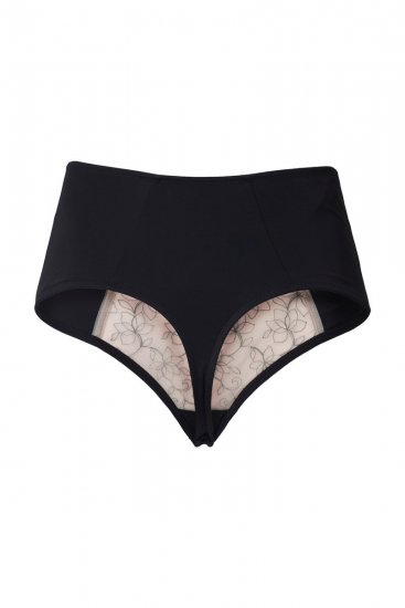 Ulla Popken 845347 Geblümte Strings Altrosa - Slips - 