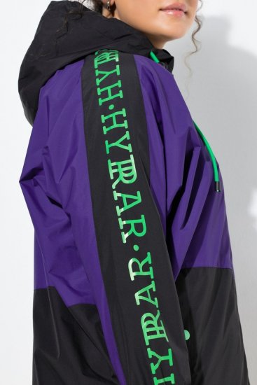 Ulla Popken 845648 Windbreaker mit Fledermausärmeln Flieder - Jacken - Damenjacken in großen Größen