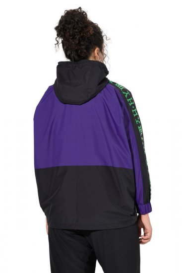 Ulla Popken 845648 Windbreaker mit Fledermausärmeln Flieder - Jacken - Damenjacken in großen Größen