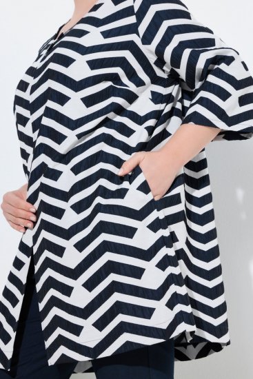 Ulla Popken 846012 Jacke Dunkelblau - Jacken - Damenjacken in großen Größen