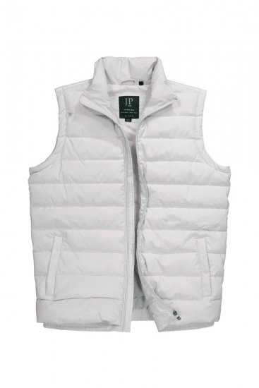 JP1880 846034 Outdoorweste Graubeige - Herren jacken - Herren Jacken in großen Größen
