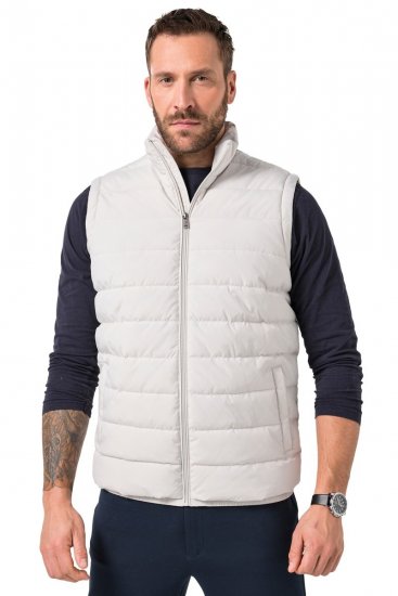 JP1880 846034 Outdoorweste Graubeige - Herren jacken - Herren Jacken in großen Größen