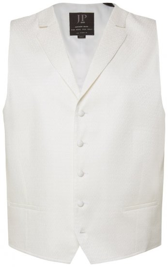 JP1880 846048 Hochzeitsweste Cremeweiß - Herrenanzüge und -blazer - Herrenanzüge und -blazer in großen Größen