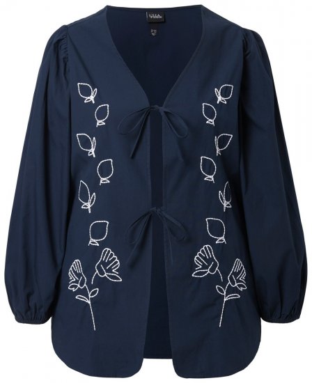 Ulla Popken 846197 Jacke Dunkelblau - Jacken - Damenjacken in großen Größen