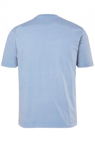 JP1880 846221 Rolling Stones Tongue T-Shirt Hellblau - Band-T-shirts - Band T-Shirts in großen Größen