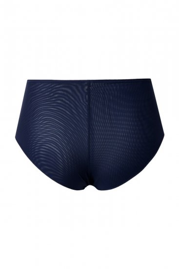 Ulla Popken 846235 Hipster-Slips mit Spitze Dunkelblau - Slips - 