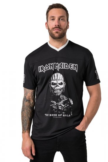 JP1880 Iron Maiden The Book of Souls T-Shirt Black - Band-T-shirts - Band T-Shirts in großen Größen