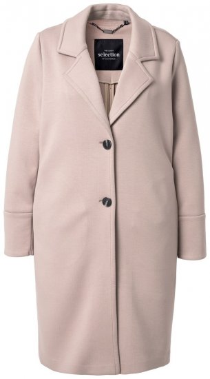 Ulla Popken 846929 Mantel Beige - Mäntel - Damenmäntel in großen Größen