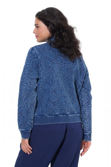 Ulla Popken 847035 Steppjacke Denimblau - Jacken - Damenjacken in großen Größen