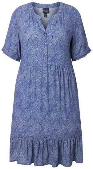 Ulla Popken 848724 Gemustertes Kleid Mehrfarbig - Kleider - Kleider für alle Größen