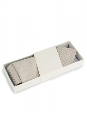 JP1880 849125 Krawatten-Set extralang Sand - Krawatten und Fliegen - 