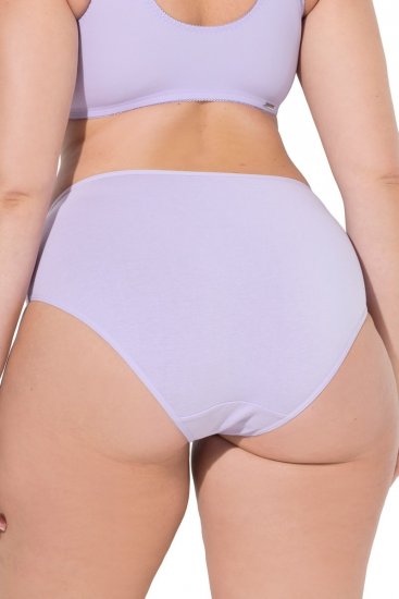 Ulla Popken 849202 Gemusterte Slips 6er-Pack Grau - Slips - 