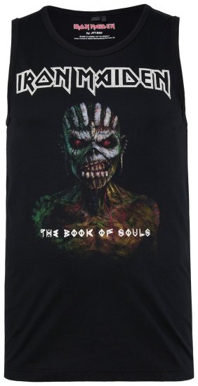 JP1880 849285 Iron Maiden The Book of Souls Tanktop Schwarz - Band-T-shirts - Band T-Shirts in großen Größen