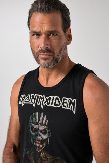 JP1880 849285 Iron Maiden The Book of Souls Tanktop Schwarz - Band-T-shirts - Band T-Shirts in großen Größen
