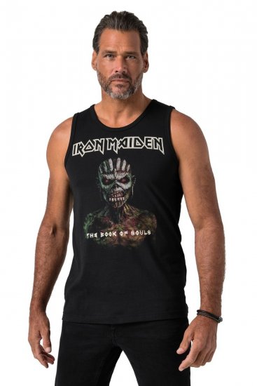 JP1880 849285 Iron Maiden The Book of Souls Tanktop Schwarz - Band-T-shirts - Band T-Shirts in großen Größen