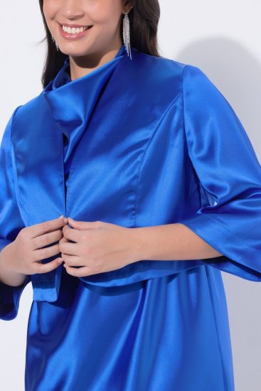 Ulla Popken 849457 Bolero Königsblau - Boleros - 